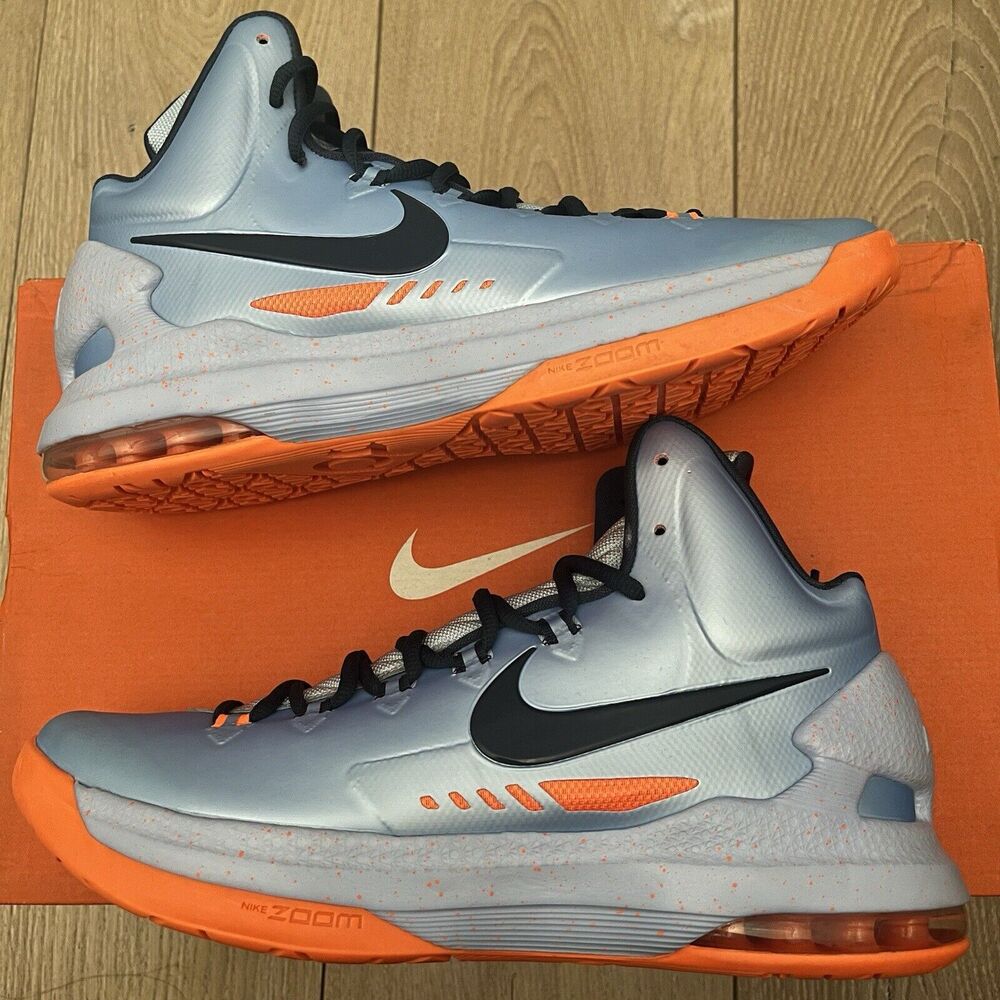 Nike KD V 5 Ice Blue Total Orange (2013) Size 9.5